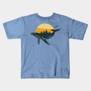 Kalaloch Lodge Whale Watching Kids T-Shirt